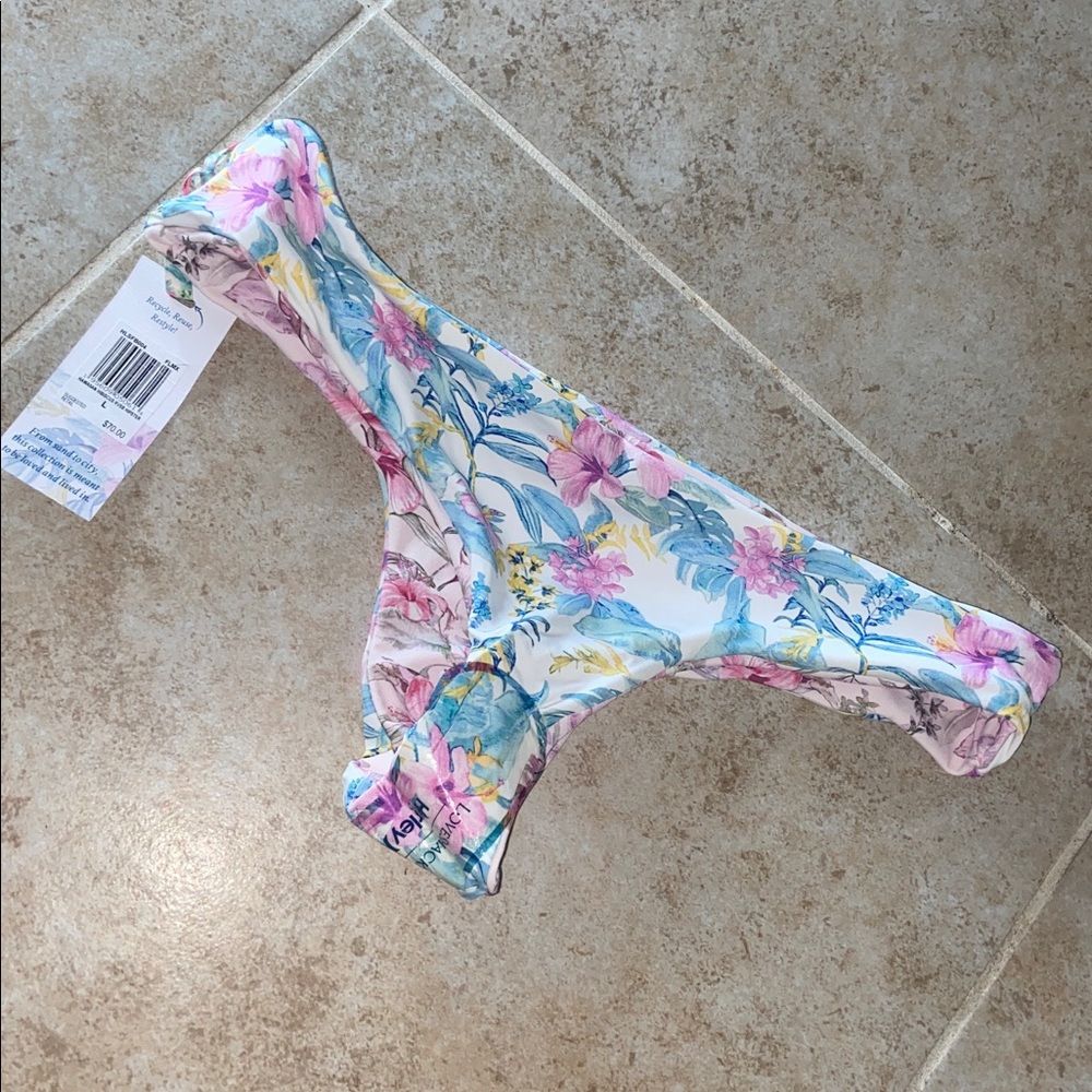NWT LoveShackFancy x Hurley Reversible Cheeky Hipster Bottom - Picture 5 of 6